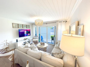 Beach, pool & ocean view from 2nd floor balcony located on the no-drive beach!